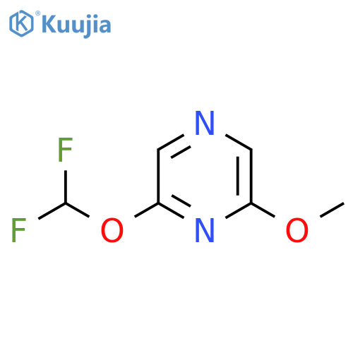 2-(Difluoromethoxy)-6-methoxypyrazine structure