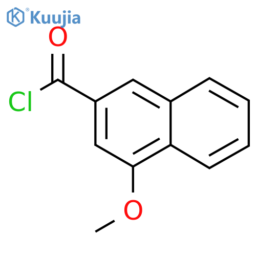 4-Methoxynaphthalene-2-carbonyl chloride structure