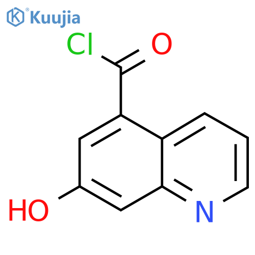 7-Hydroxyquinoline-5-carbonyl chloride structure
