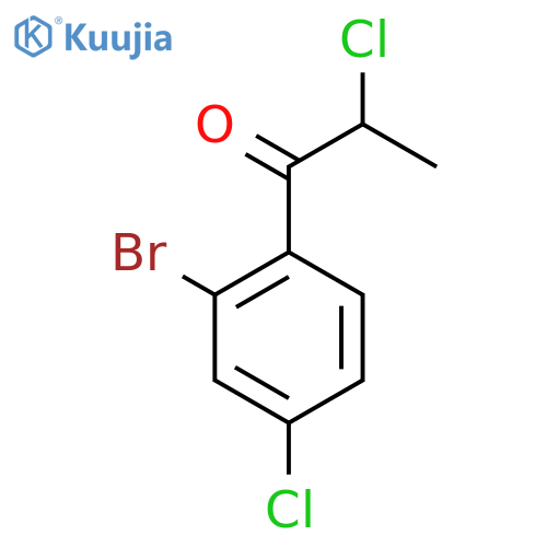 2'-Bromo-2,4'-dichloropropiophenone structure