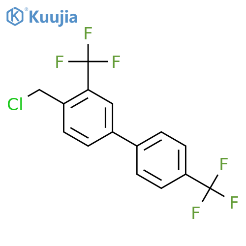 3,4'-Bis(trifluoromethyl)-4-chloromethylbiphenyl structure
