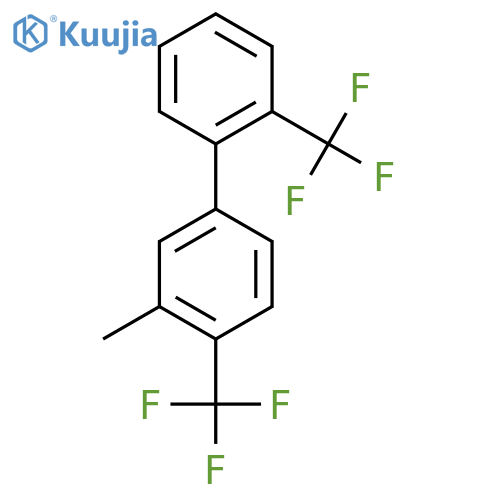 4,2'-Bis(trifluoromethyl)-3-methylbiphenyl structure