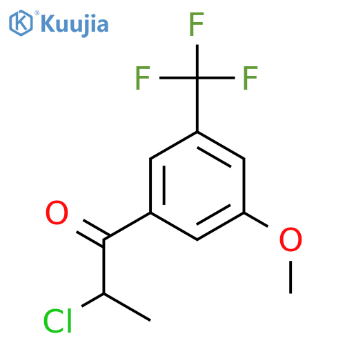2-Chloro-3'-methoxy-5'-(trifluoromethyl)propiophenone structure