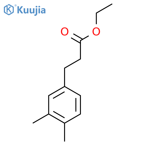 Ethyl 3-(3',4'-dimethylphenyl)propionate structure