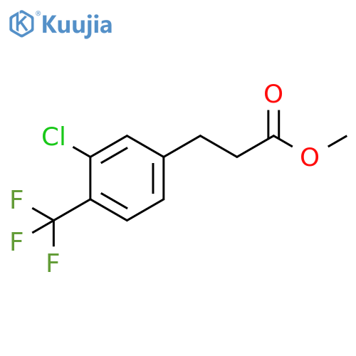 methyl 3-3-chloro-4-(trifluoromethyl)phenylpropanoate structure