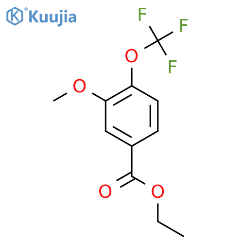 Ethyl 3-methoxy-4-(trifluoromethoxy)benzoate structure