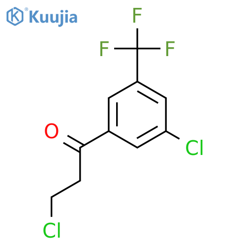 3,3'-Dichloro-5'-(trifluoromethyl)propiophenone structure