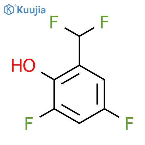 2,4-Difluoro-6-(difluoromethyl)phenol structure