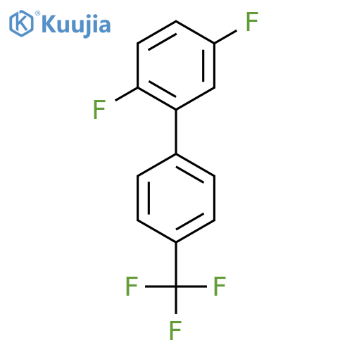 2,5-Difluoro-4'-(trifluoromethyl)biphenyl structure
