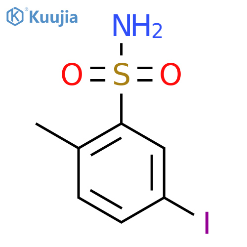 5-iodo-2-methylbenzene-1-sulfonamide structure