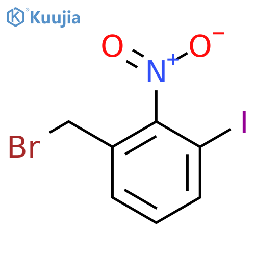 3-Iodo-2-nitrobenzyl bromide structure