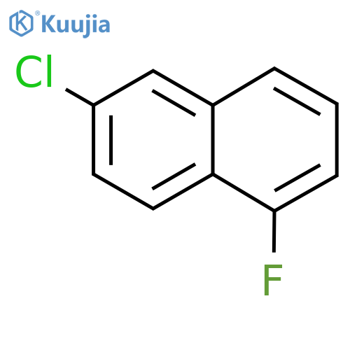 2-Chloro-5-fluoronaphthalene structure