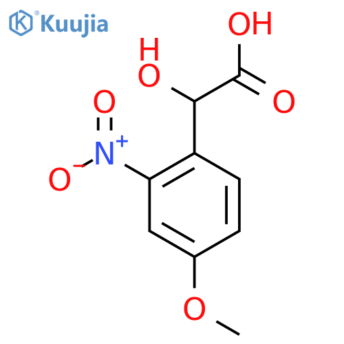 2-hydroxy-2-(4-methoxy-2-nitrophenyl)acetic acid structure