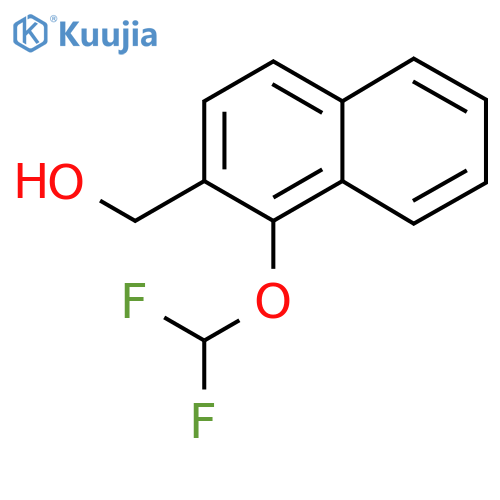 1-(Difluoromethoxy)naphthalene-2-methanol structure