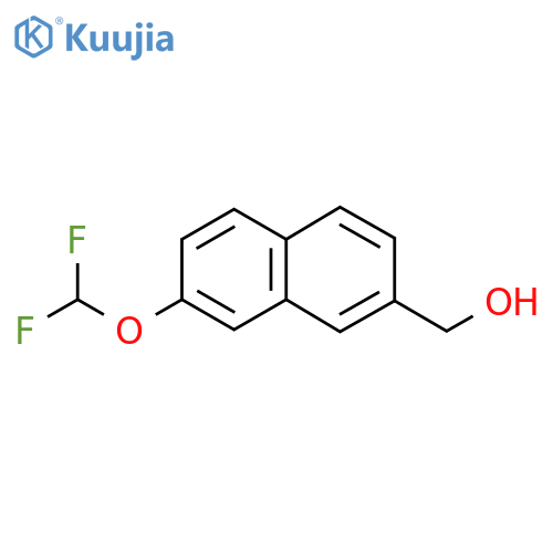 2-(Difluoromethoxy)naphthalene-7-methanol structure
