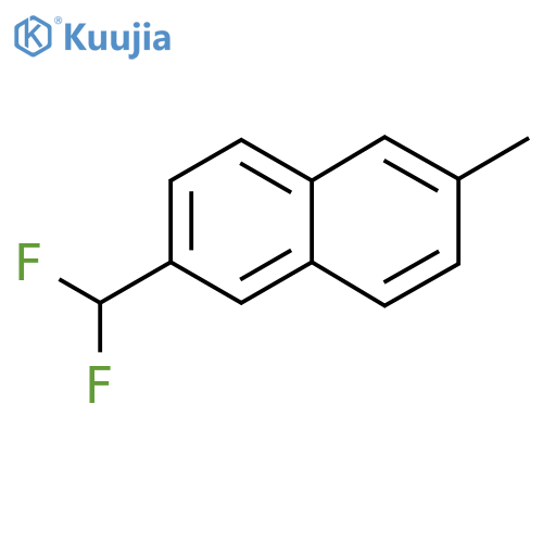 2-(Difluoromethyl)-6-methylnaphthalene structure
