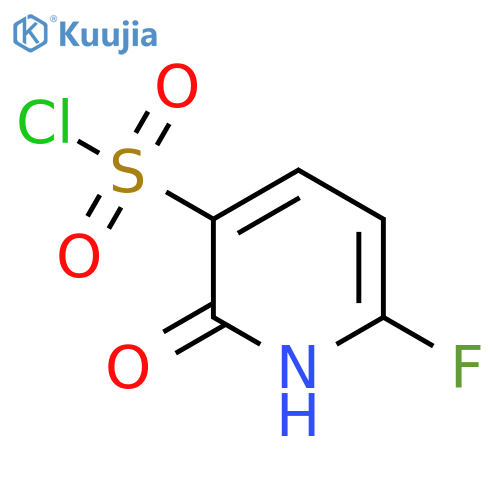 6-Fluoro-2-hydroxypyridine-3-sulfonyl chloride structure