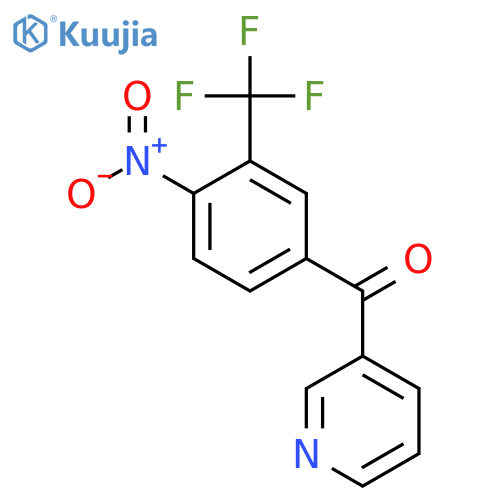 3-(3-(Trifluoromethyl)-4-nitrobenzoyl)pyridine structure