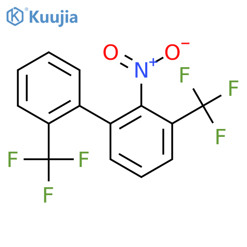 3,2'-Bis(trifluoromethyl)-2-nitrobiphenyl structure