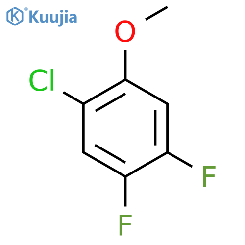 1-Chloro-4,5-difluoro-2-methoxybenzene structure