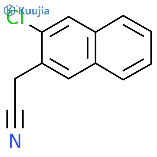 3-Chloronaphthalene-2-acetonitrile structure