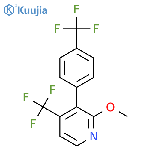2-Methoxy-4-(trifluoromethyl)-3-(4-(trifluoromethyl)phenyl)pyridine structure