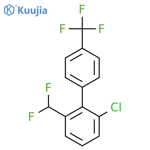 6-Chloro-2-(difluoromethyl)-4'-(trifluoromethyl)biphenyl structure