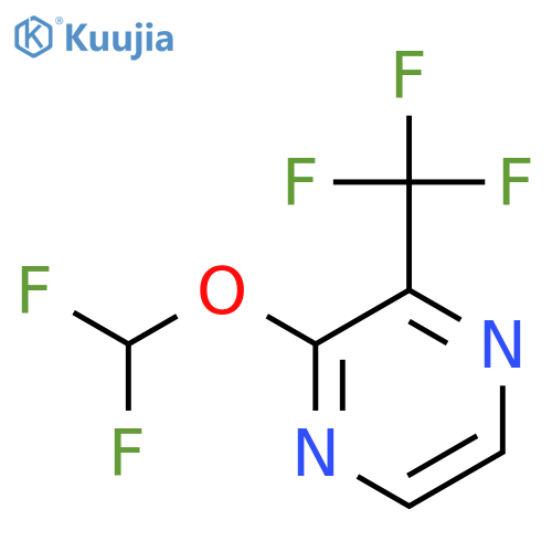 3-(Difluoromethoxy)-2-(trifluoromethyl)pyrazine structure