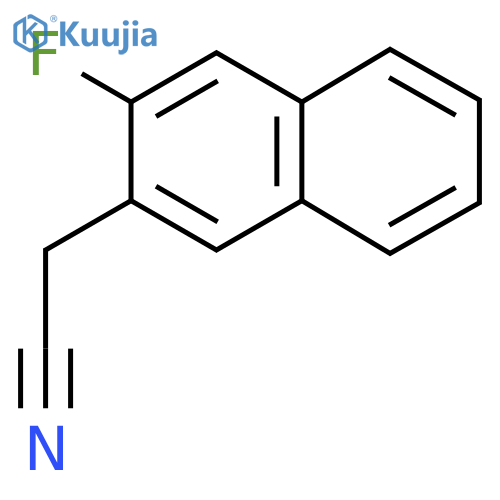 3-Fluoronaphthalene-2-acetonitrile structure
