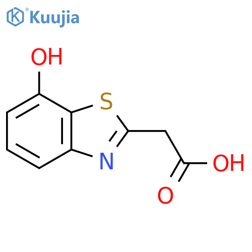 7-Hydroxybenzothiazole-2-acetic acid structure