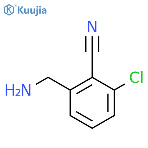 2-(Aminomethyl)-6-chlorobenzonitrile structure