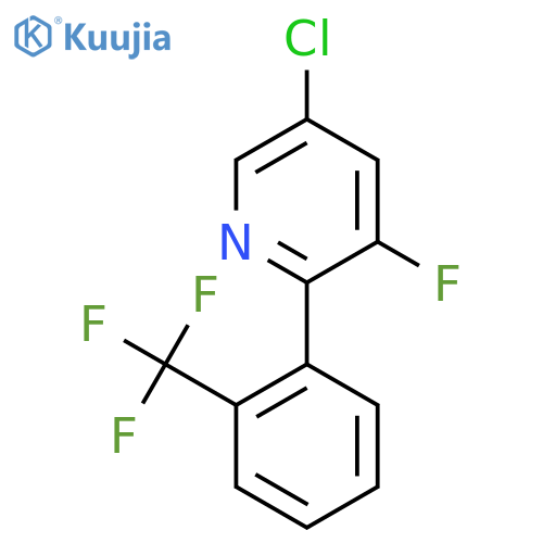 5-Chloro-3-fluoro-2-(2-(trifluoromethyl)phenyl)pyridine structure