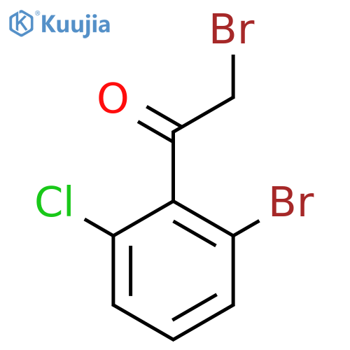 2-Bromo-6-chlorophenacyl bromide structure