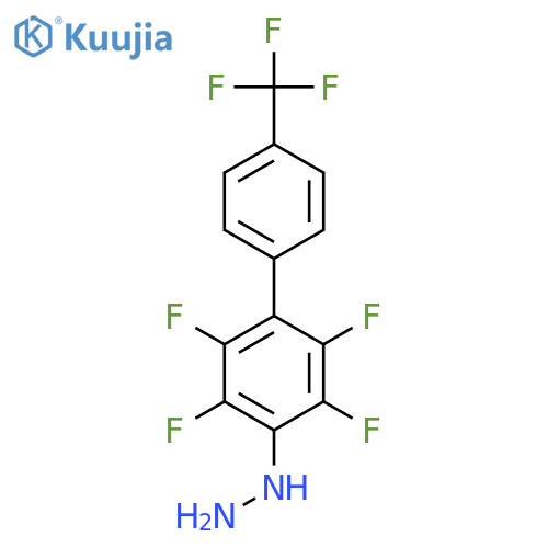 (2,3,5,6-Tetrafluoro-4'-(trifluoromethyl)biphenyl-4-yl)-hydrazine structure