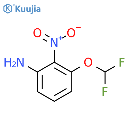 3-(Difluoromethoxy)-2-nitroaniline structure