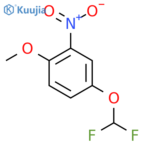 4-(Difluoromethoxy)-1-methoxy-2-nitrobenzene structure