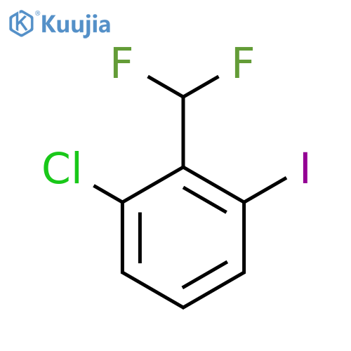 3-Chloro-2-(difluoromethyl)iodobenzene structure
