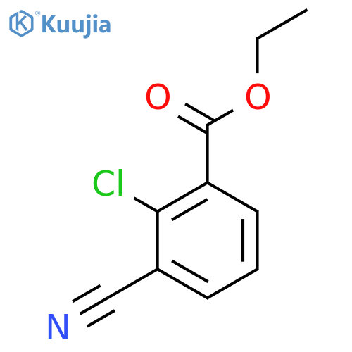Ethyl 2-chloro-3-cyanobenzoate structure