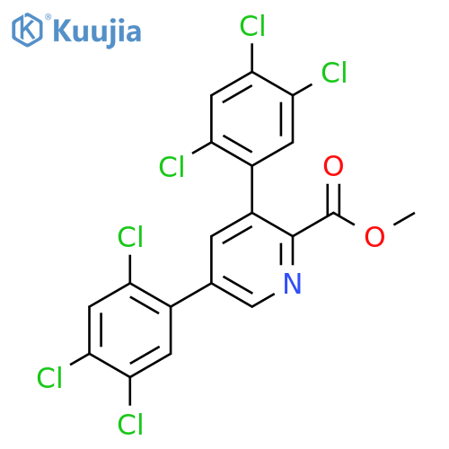 Methyl 3,5-bis(2,4,5-trichlorophenyl)picolinate structure