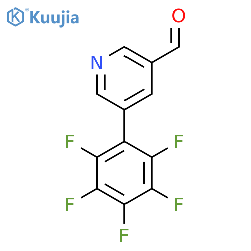 5-(Perfluorophenyl)nicotinaldehyde structure