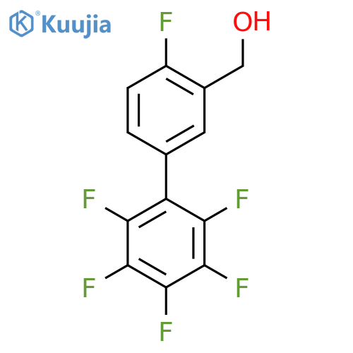 4,2',3',4',5',6'-Hexafluorobiphenyl-3-methanol structure