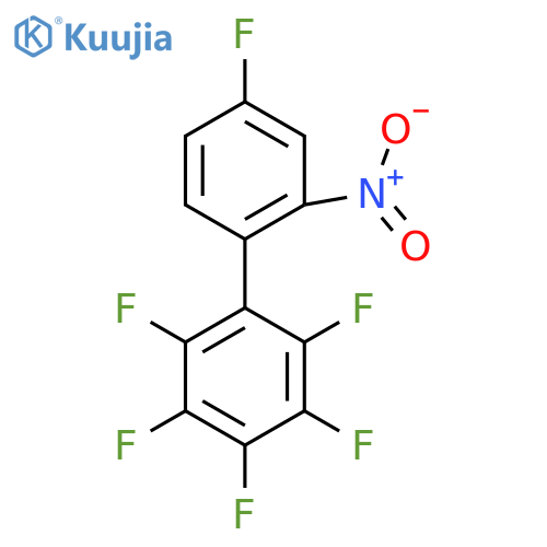 2,3,4,5,6,4'-Hexafluoro-2'-nitrobiphenyl structure