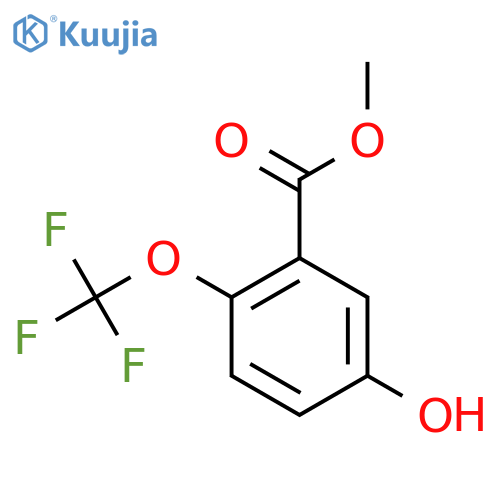 Methyl 5-hydroxy-2-(trifluoromethoxy)benzoate structure
