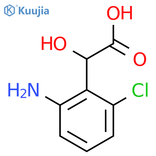 2-Amino-6-chloromandelic acid structure