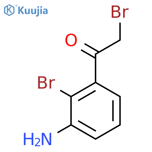 3'-Amino-2,2'-dibromoacetophenone structure