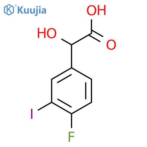 4-Fluoro-3-iodomandelic acid structure