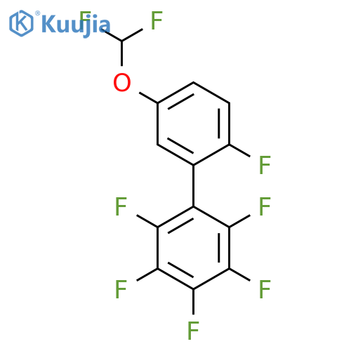 5'-Difluoromethoxy-2,3,4,5,6,2'-hexafluorobiphenyl structure