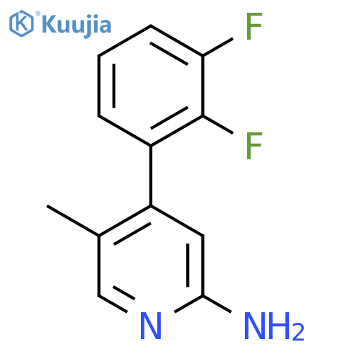 2-Amino-4-(2,3-difluorophenyl)-5-methylpyridine structure