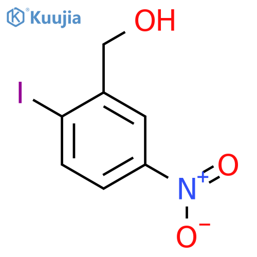 (2-Iodo-5-nitrophenyl)methanol structure
