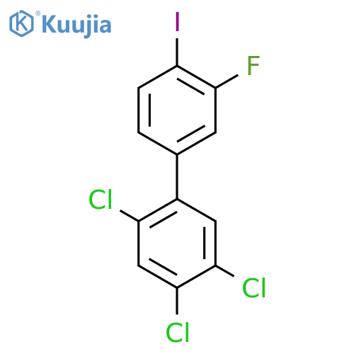 3'-Fluoro-4'-iodo-2,4,5-trichlorobiphenyl structure